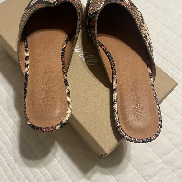 Madewell Remi Spiced Cider Snakeskin Mule - Picture 3 of 5